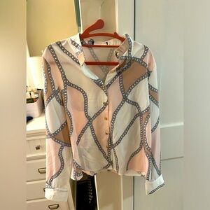 Neutrals button down blouse